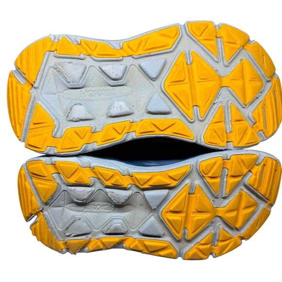 Hoka One One Stinson ATR 6 Trail Running Shoes Size 9 Blue/Yellow - Picture 10 of 12